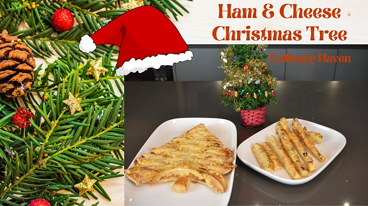 Ham & Cheese Christmas Tree - Culinary Haven 🎄