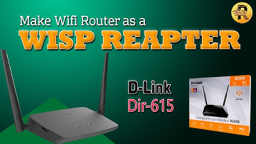 Make D-Link Dir 615  as a WISP Repeater, Dlink Router Extender Configuration #dlink #isp #ftth #wisp