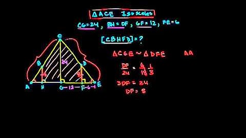 Finding Area Using Similarity and Congruence