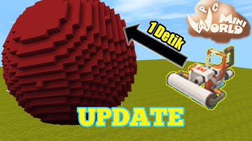 Mini World Block Art : How To Use Terrain Editor Tool - Version 0.41.5