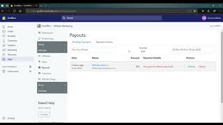 View Payment History | How-to | GoAffPro