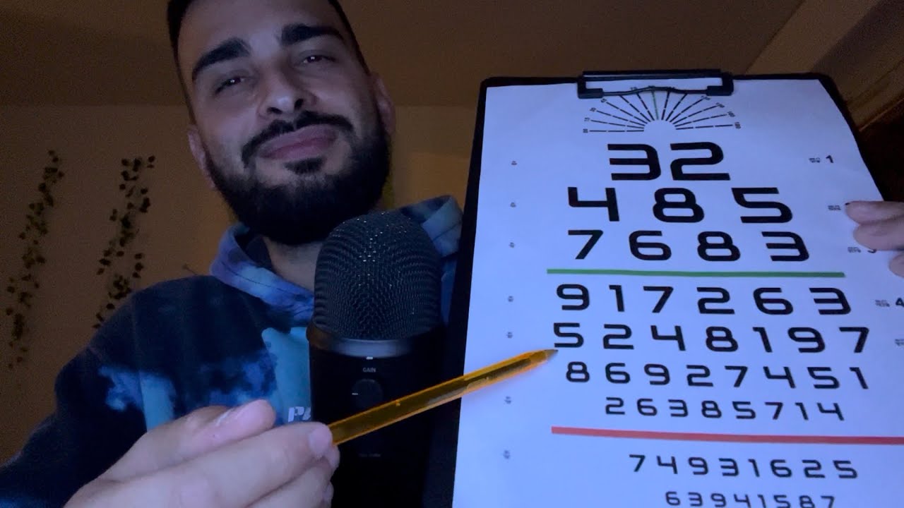 ASMR Eye Examination 👁️ 
