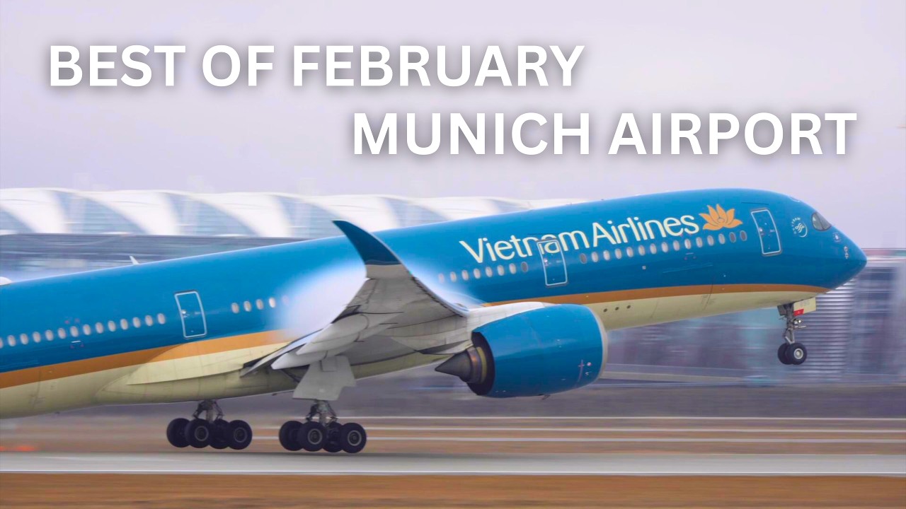 BEST OF Munich Airport AMAZING Heavy Action of Aircrafts Landings & Takeoffs February 2026