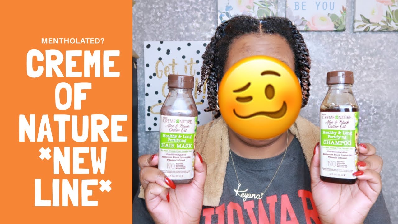 MENTHOLATED HAIR PRODUCTS⁉️ Creme of Nature *New* Aloe and Black Castor