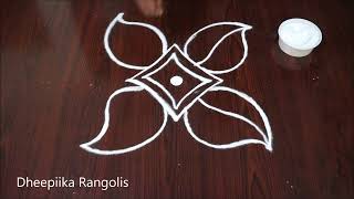 Beautiful freehand rangoli design for UGADI Festival 🌺 Creative mango kolam