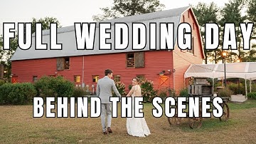 How I Shoot a FULL Wedding Day | Wedding Photography BTS!