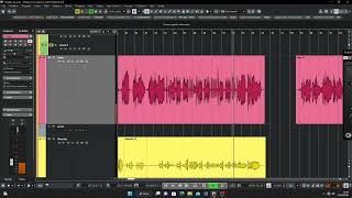 Mixing a live band recording..Before and after..   (Steinberg Nuendo)