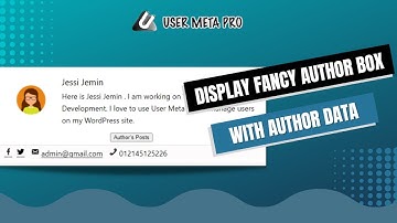 How To Display An Author Box In WordPress Using User Meta Pro