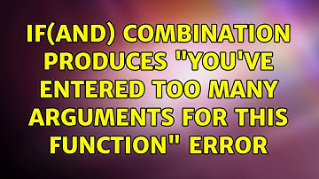 If(AND) combination produces "You