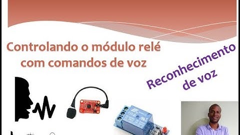Controlando o módulo relé por voz SEM ARDUINO