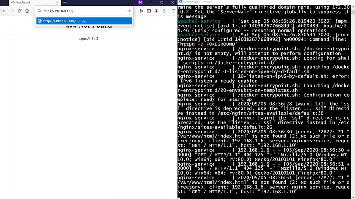 nginx ssl and reverse proxy mkcert