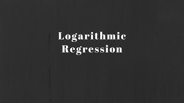 Math 30-2:  Logarithmic Regression