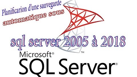 planifier sauvegarde automatique sql server