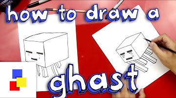 How To Draw A Ghast