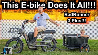 Rad Power Bikes RadRunner 3 Plus Ebike Review - Powerful enough to tow!