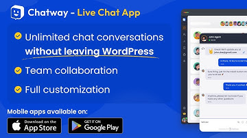 Chatway Live Chat Plugin for WordPress