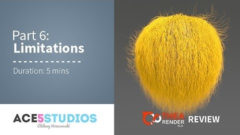 Thea Cinema 4d 1.5 part 6 - limitations