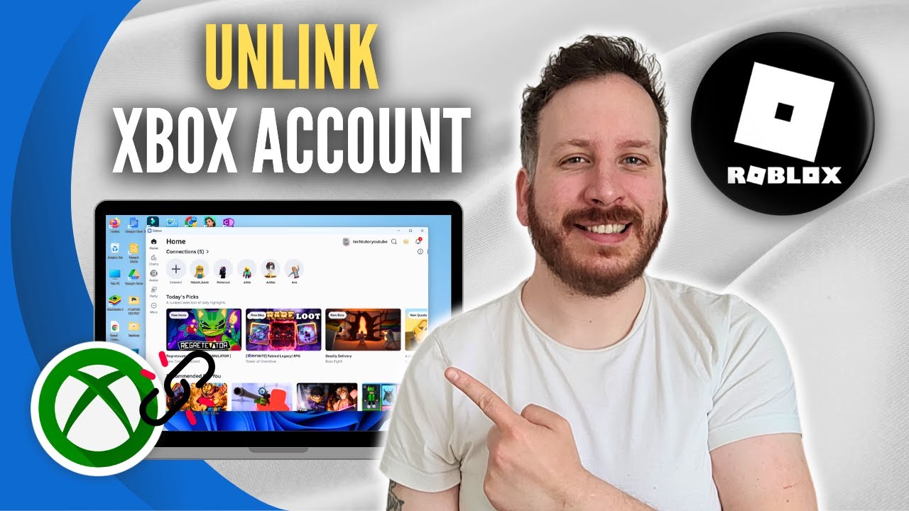 How To Unlink Xbox Account From Roblox - YouTube