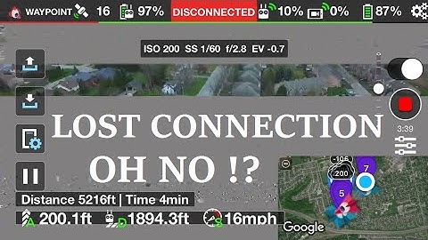 Litchi Way Points DJI Phantom 3 Lost Connection What Happens ?