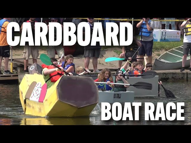 Sink or Swim: Hilarious Cardboard Boat Race Reveals True Engineering  Genius! 