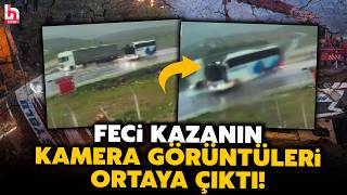 4 ÖLÜ 40 YARALI! Malatya'daki otobüsün kaza anının güvenlik kamerası görüntüleri ortaya çıktı!