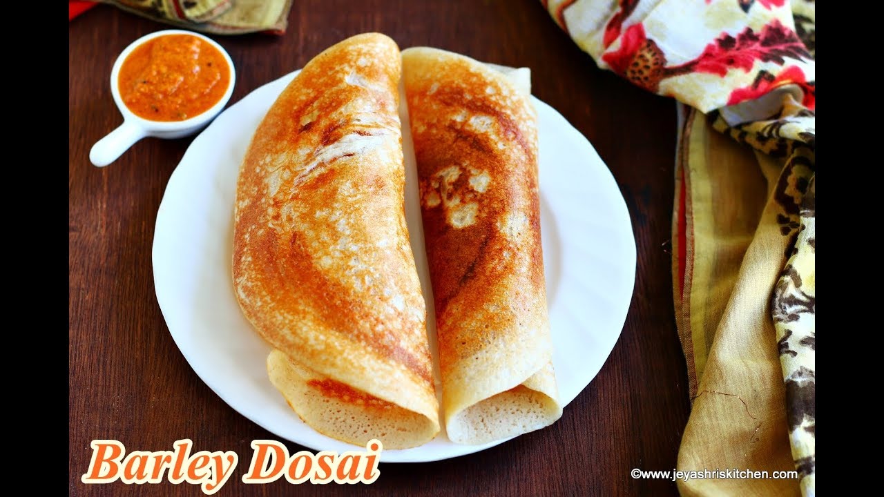 How to make Barley dosa, Healthy breakfast recipe YouTube