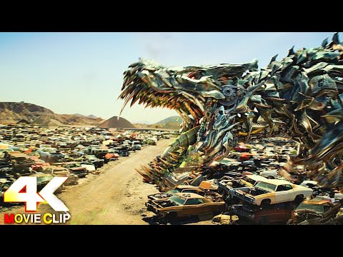 Transformers: The Last Knight (2017) - Drop it scene [4K 60fps]