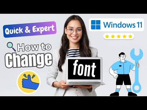 How to change font in windows 11 ( 2025 ) | How to change the font size in windows 11?