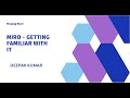 Miro - How to use it