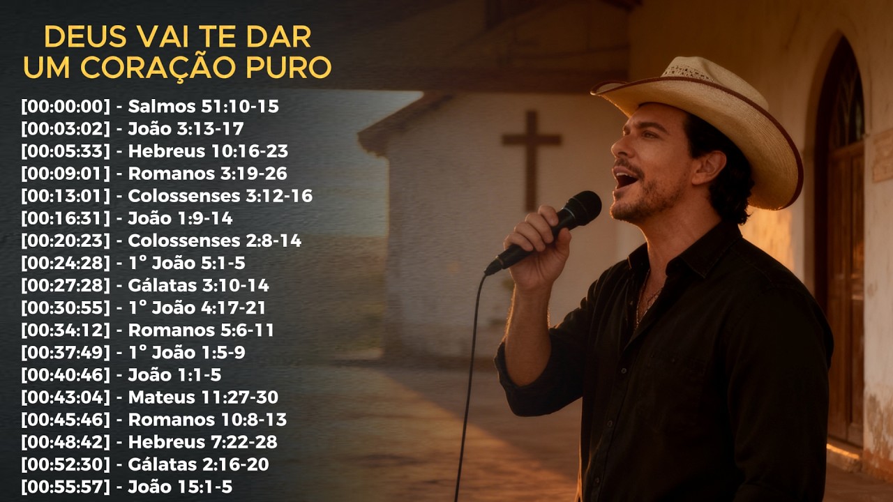 Deus Vai Te Dar um Coração Puro | Modão Bíblico | Louvor Gospel | Ao Modo de Zé Neto & Cristiano