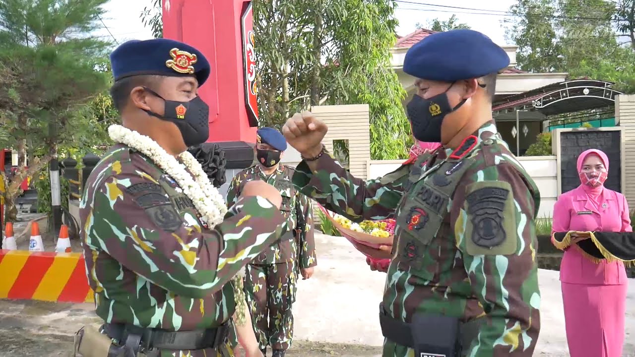 UPACARA SERAH TERIMA DUAJA SERTA ACARA TRADISI PENYAMBUTAN DAN PELEPASAN DANSAT BRIMOB POLDA KALTARA