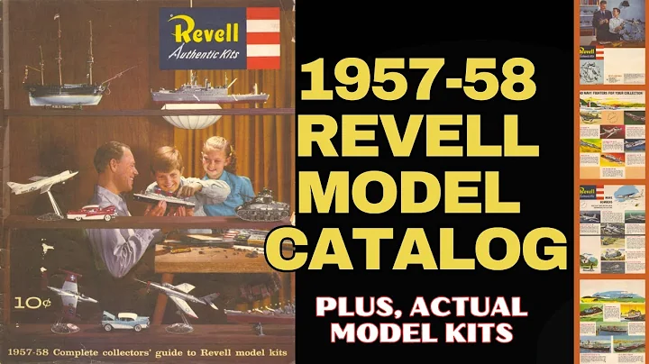 Revell catalog 1957 to 1958 + Actual Model kits!