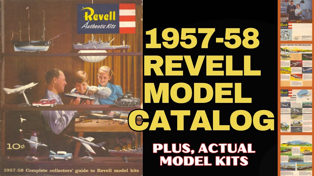 Revell 　マルサン　モデルキット　カタログ Revell catalog 1957 to 1958 + Actual Model kits! - YouTube