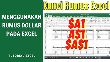 Dollar Pada Excel!!! Cara Menggunakan Rumus Dollar Pada Excel