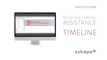 Optimizing treatment by using the setup and staging timeline tool in Clear Aligner Studio