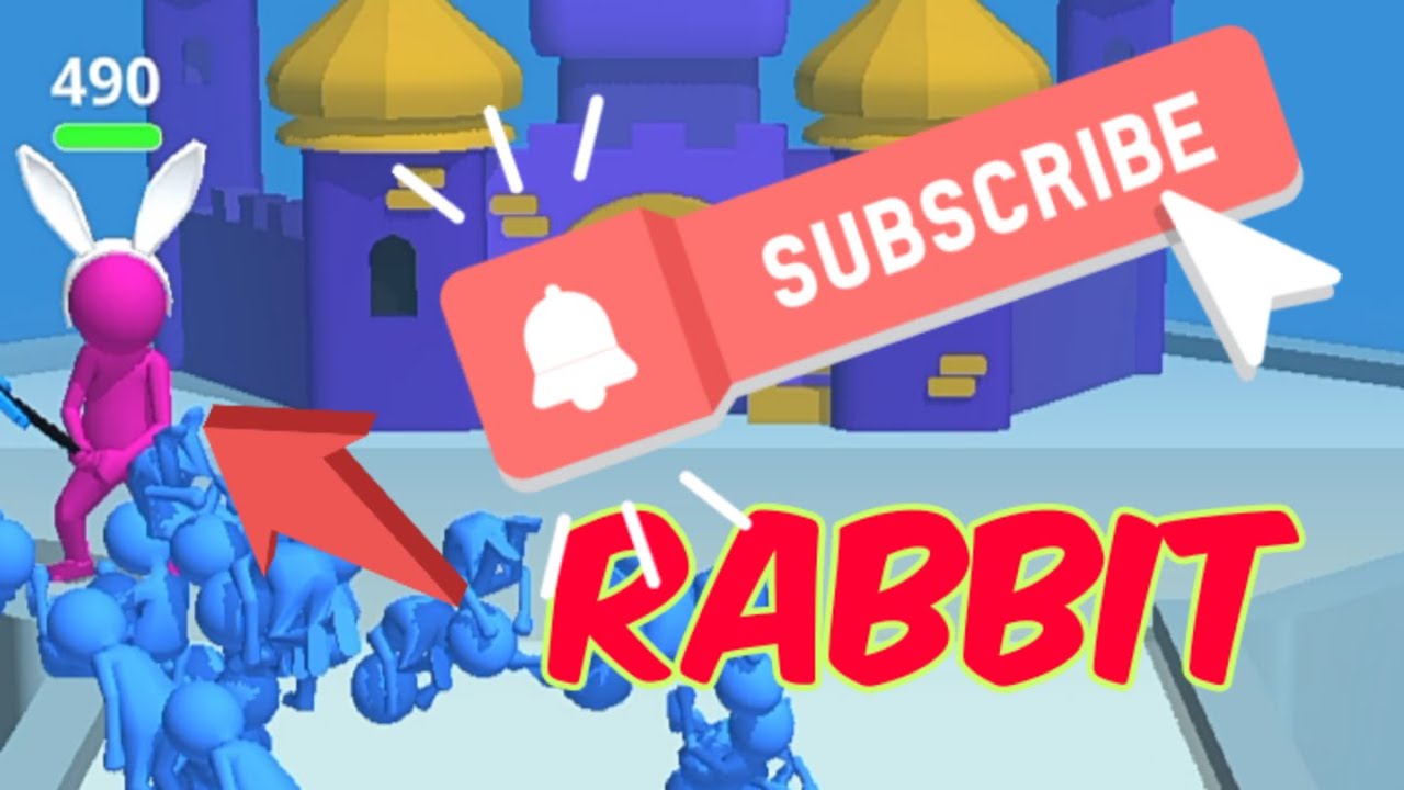 🐰 🐰 RABBIT ENEMY HAVE HIGH ENERGY || JOIN CLASH 3D LEVEL 282 GAMEPLAY ||