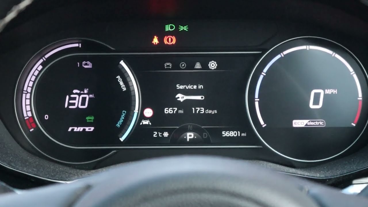 How to reset the Service light on a Kia Niro MK1