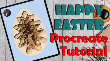 Easter Egg Procreate Tutorial Step by Step