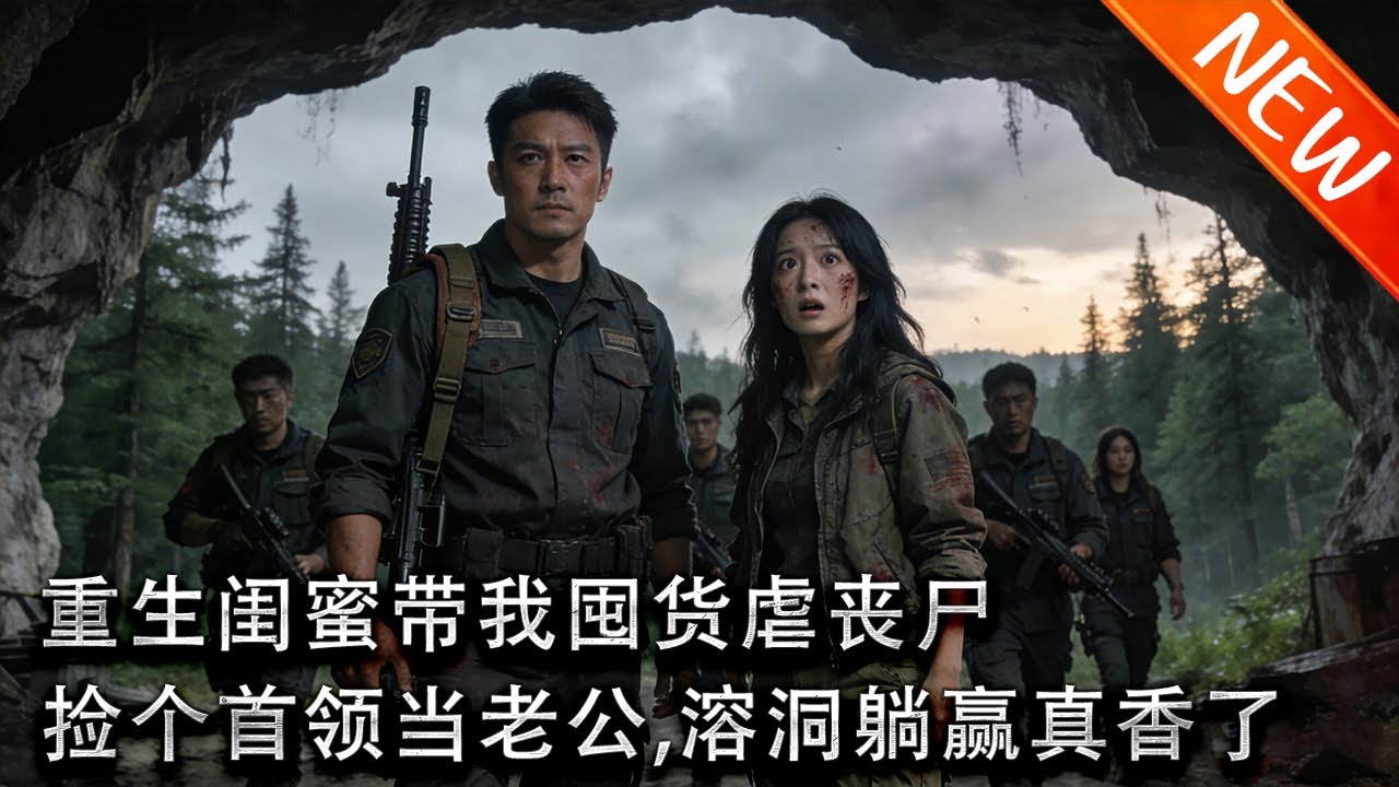 Multi Sub🔥FULL丨 喪屍末日降臨，小星攜重生閨蜜躲溶洞堡壘，覺醒異能遇基地首領，暴捶喪屍談共存，守家園抱得美男歸！#龍貓聽書 #短劇 #漫劇 #末日求生 #ai