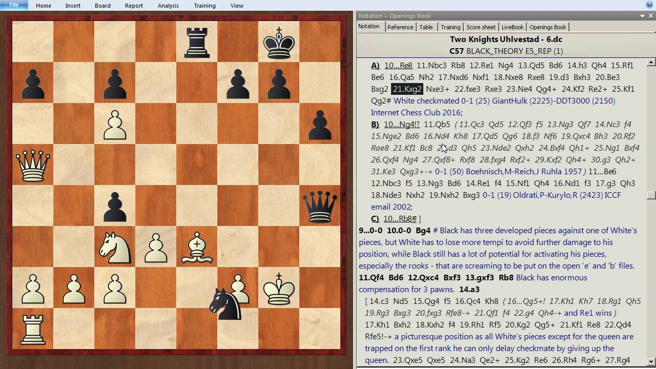 Win with Two Knights Defense as Black - Remote Chess Academy