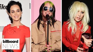 Looking Back At Past Woman Of The Year: Billie Eilish, Katy Perry, Lady Gaga \& More | Billboard News