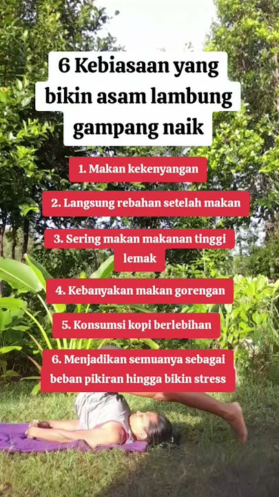 Hindari 6 kebiasaan ini agar lambungmu sehat #shortsvideo #olahragasantai #tipspraktis #tips