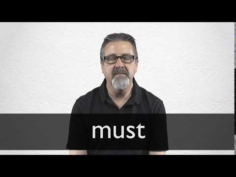Must Definicion Y Significado Diccionario Ingles Collins