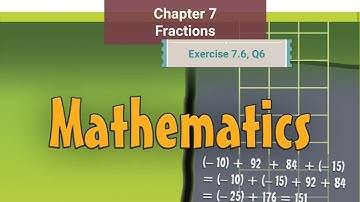 Class 6 || Exercise 7.6 ☆☆ QUESTION 6 ☆☆