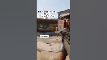 NO SCOPE IN COD! #fypシ #cod #viral #trending #shorts #fortnite #fyp #viral #shortsclip