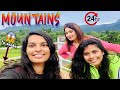 LIVING IN MOUNTAIN FOR 24 HOUR Challenge l Ayu And Anu Twin Sisters