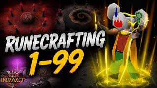 La forma MÁS RÁPIDA de subir Runecrafting 1-99 en Impact RSPS (Guía completa)