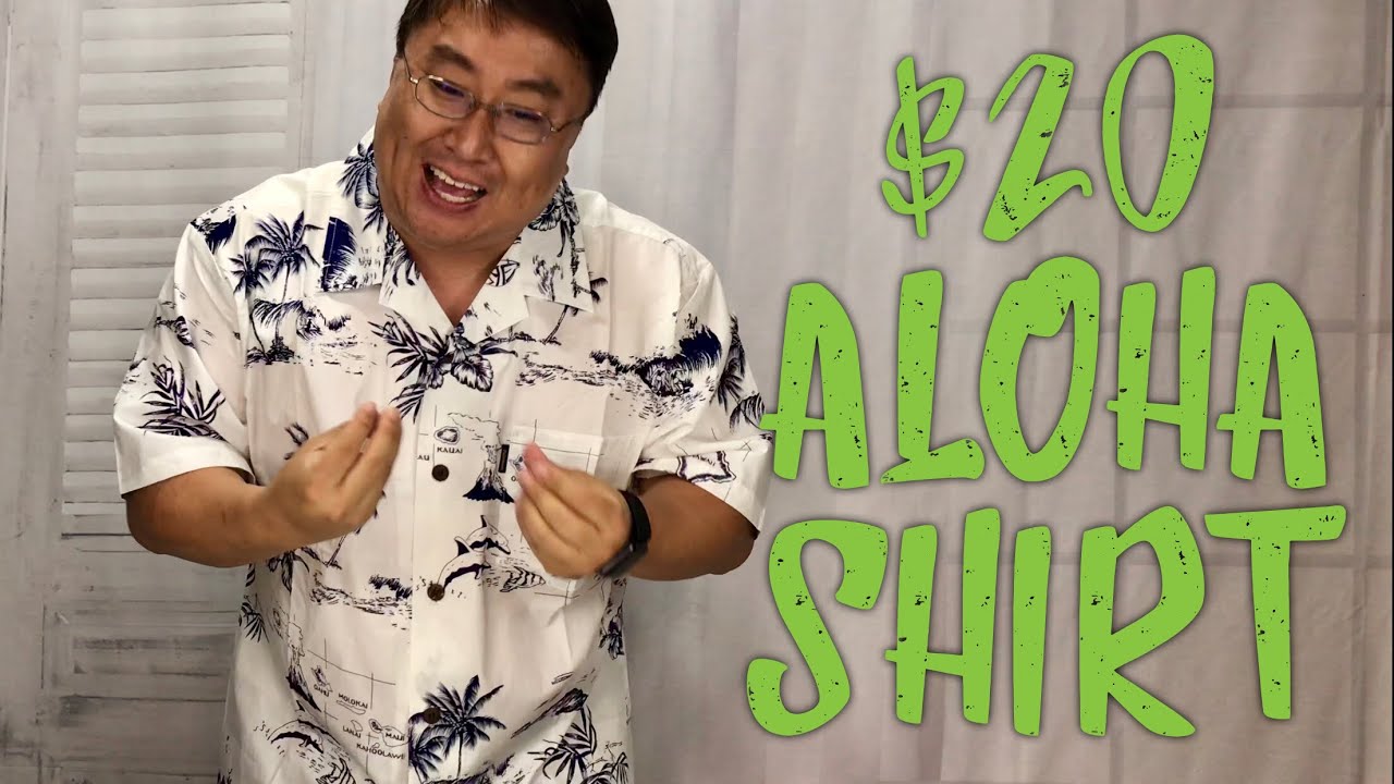 Palm Wave Men/'s Hawaiian Shirt Aloha Shirt White Map