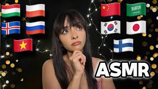 ASMR SOFT Whispers ✨ Top 10 Hardest Languages in the World 🌍 Learn العربية, Suomi, Polski, Íslenska screenshot 4