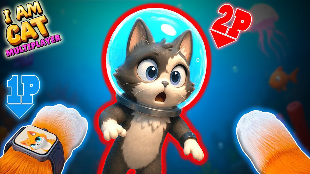 I Am Cat MULTIPLAYER ¿Vamos al FONDO del MAR?